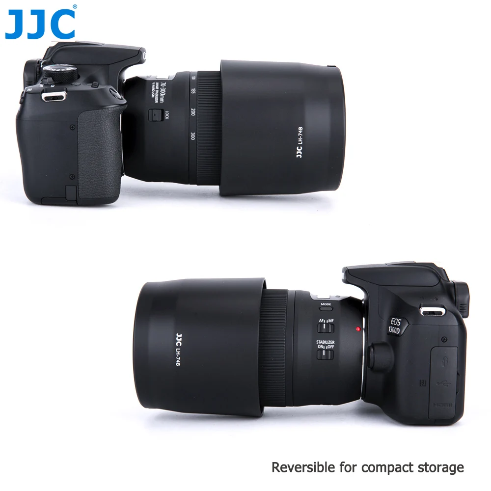 Бленда объектива JJC ET-74B EF 70-300 мм f/4-5,6 IS II USM для камеры Canon 1D X Mark II 5D Mark IV 5DS 80D 6D Mark II 7DM2 6D DSLR