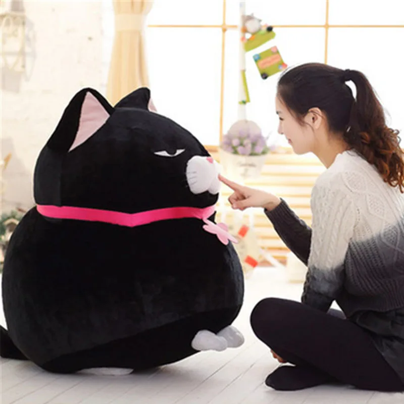 31'' Big Fat Cat Plush Toy Giant Soft Stuffed Japan Anime AMUSE Cats Doll 80cm 