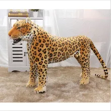 Новинка, большой размер 75 см, настоящая леопардовая плюшевая игрушка, искусственное животное, плюшевая кукла, игрушки для декора дома для детей, Juguetes