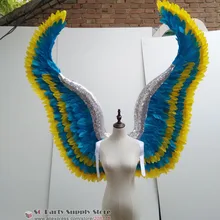 На заказ для взрослых Крылья Ангела перьев хороший сценический реквизит для концерта модное шоу ручной работы ремесло EMS