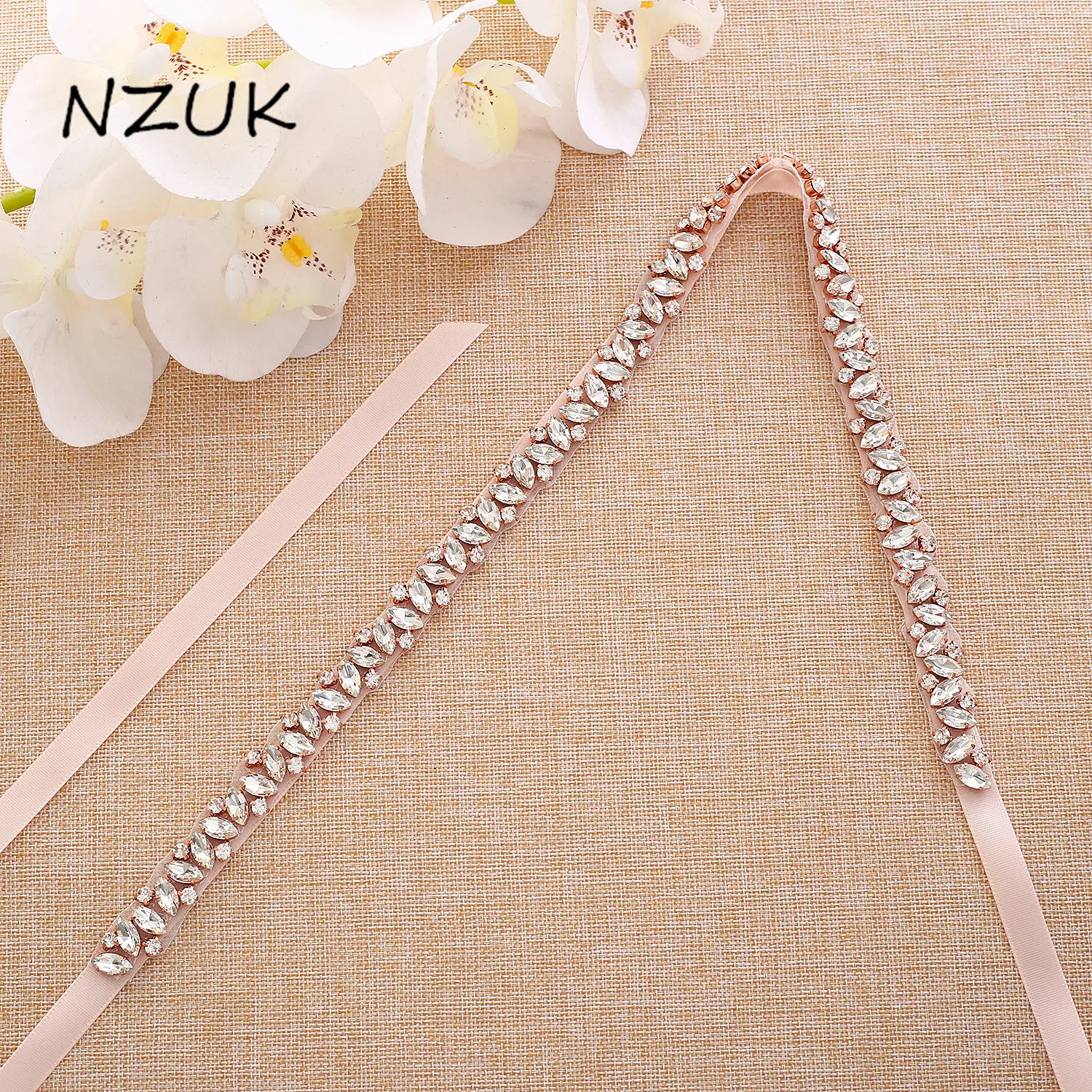 

Crystal Bridal Belt Rhinestones Wedding Belt Handmade Diamond Wedding Sash For Bridal Accessories Y135RG