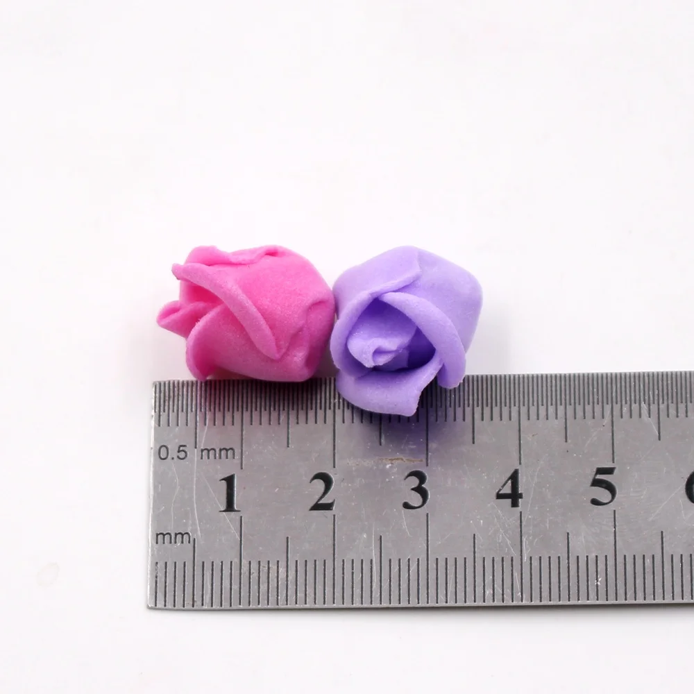 50 шт. искусственные розы из пенополиэтилена 1 см|foam rose flower head|flower headrose head |