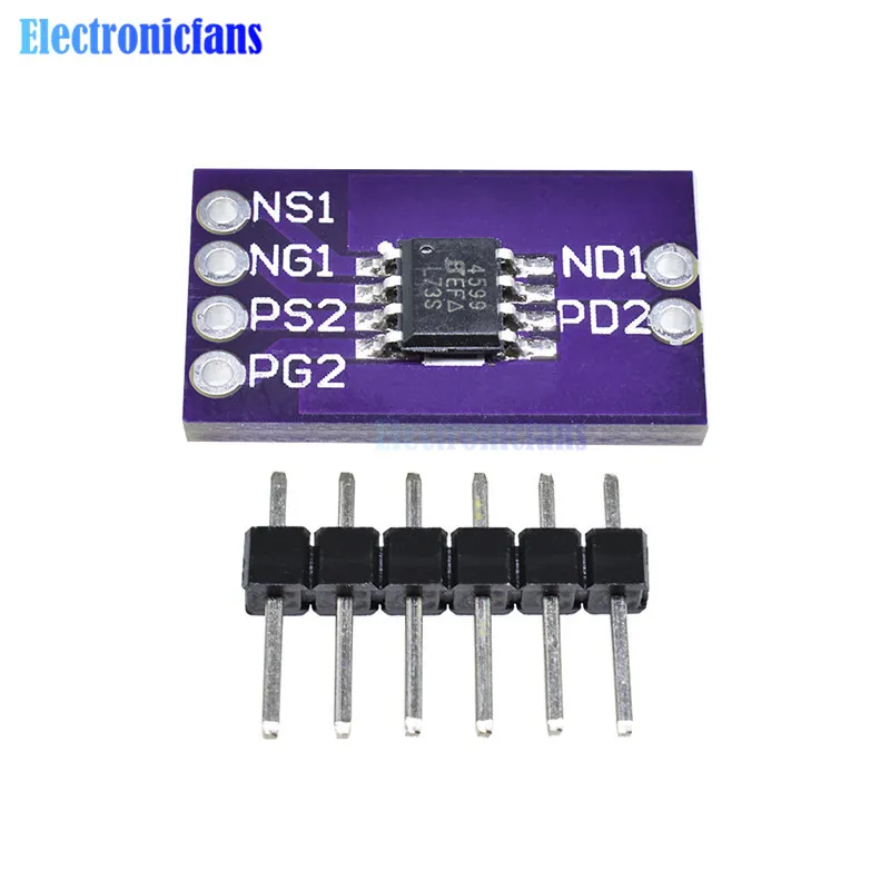 Diymore полная светоемкость Si4599 N и P канал 40 в (D S) модуль платы расширения MOSFET