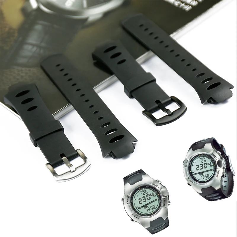 Мужские резиновые ремешки для часов Suunto Observator X6HRM водонепроницаемые силиконовые