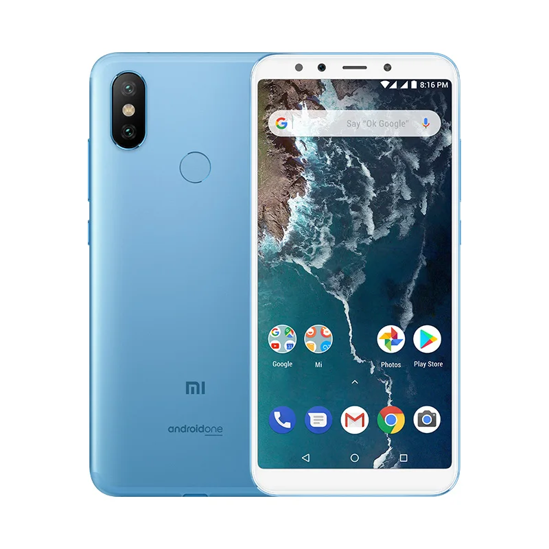глобальная версия, Xiaomi mi A2, 4 Гб оперативной памяти, 32 Гб встроенной памяти, Android One 5,99 ''Full Экран S660 AI