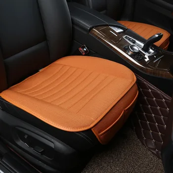 

KKYSYELVA 1pcs Automobiles Interior Accessories Summer Driver Seat Cushion Car Chair Pad Universal Car seat covers