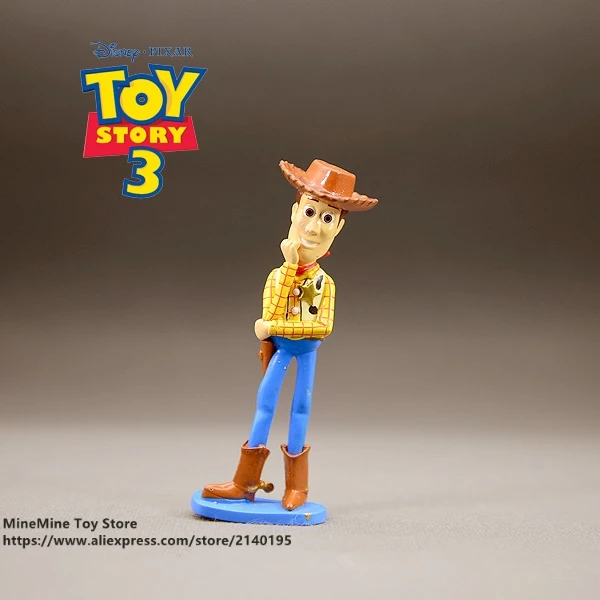 ZXZ Toy Story 3 sheriff Woody Q Version 8cm PVC Action Figures mini Dolls Kids Toys model for Children gift | Игрушки и хобби