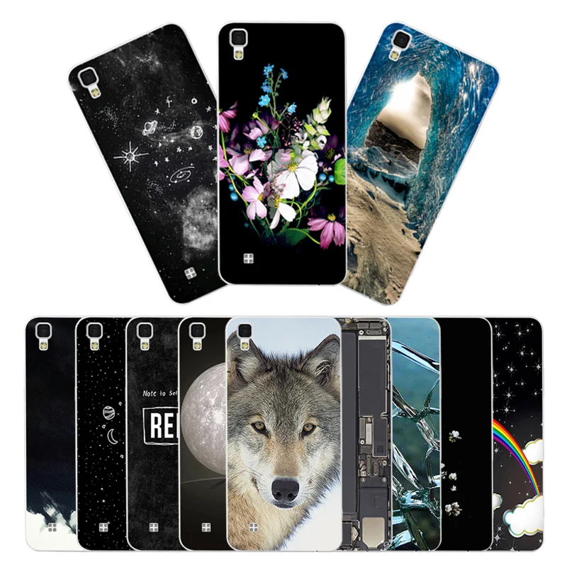 Clear TPU for LG X Power Phone Cover 5.3&quot K210 K220 LS755 Soft Silicone Shell K220DS Slim Rainbow Cases |
