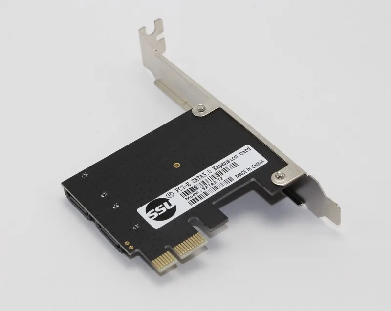 PCIe PCI Express на SATA3.0 2 портовый SATA III 6G плата расширения контроллера адаптер # L059