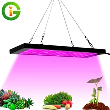 Светодиодный светильник для выращивания полный спектр 40 Вт ультратонкие висячие лампы для выращивания SMD 2835 красный+ синий+ УФ+ ИК для комнатных растения парниковые гидропоники