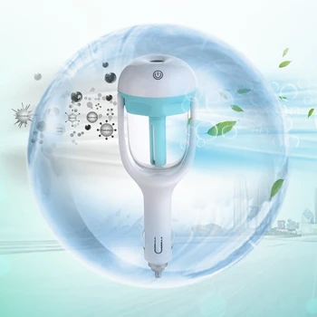 

A+ quality Portable Car Humidifier DC 12V Air Purifier Auto Mist Maker Aroma Sprayer Fogger Steam Essential Oil Diffuser