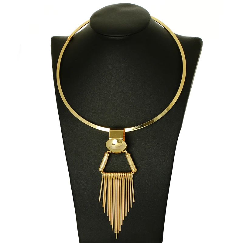 

ZOSHI 2017 new brand Fashion long Tassel collar choker Necklace punk Vintage Boho round Maxi Necklace women Jewelry Wholesale