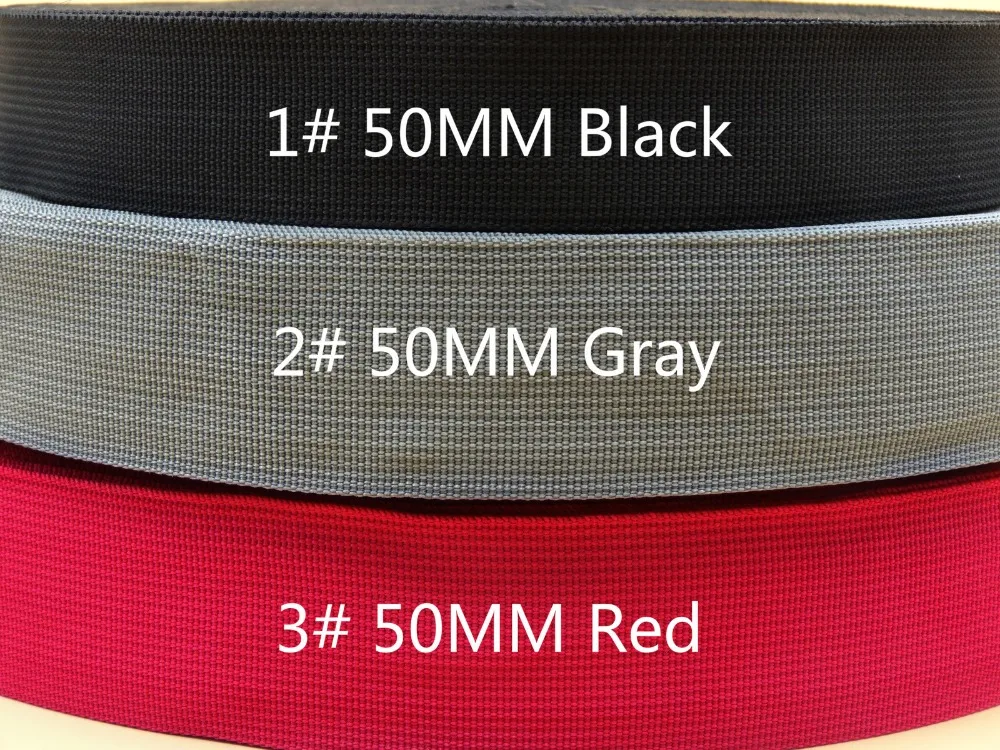 New 50mm 5 Yard 3 Colours PP bing Ribbon Polyester Band Strap