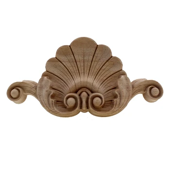 

Runbazef Wood Appliques Woodcarving Decal Carved For Furniture Vintage Home Decor Decoration Accessories Modern Feng Shui