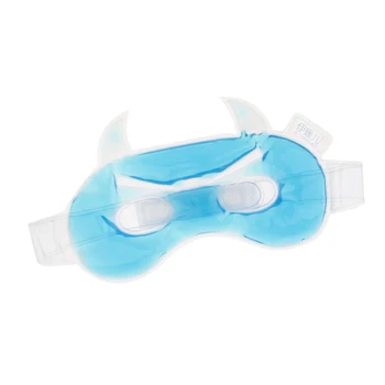 

Gel Ice Cool Eye Mask Pack Warm Heat Soothing Tired Eyes Massage Headache Tension Relive Patch with Adjustable Strap