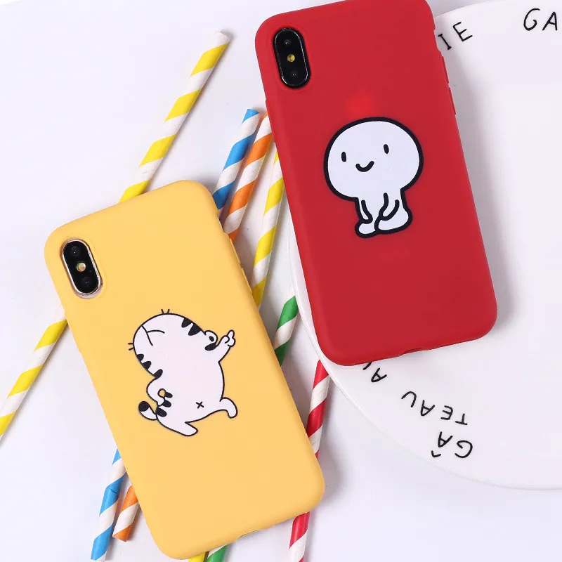 

Fashtion Yellow Phone Cases For iPhone 7 8 Plus For iPhone X Cases Soft TPU back cover For iPhone 6 6S plus back cover Capa