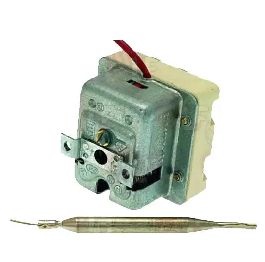 EGO 5532562822 THREE-PHASE THERMOSTAT safety thermostat switch-off temp. 360C 3-pole 3NC 2x20/1x0.5A probe 6mm L 79mm | Бытовая техника