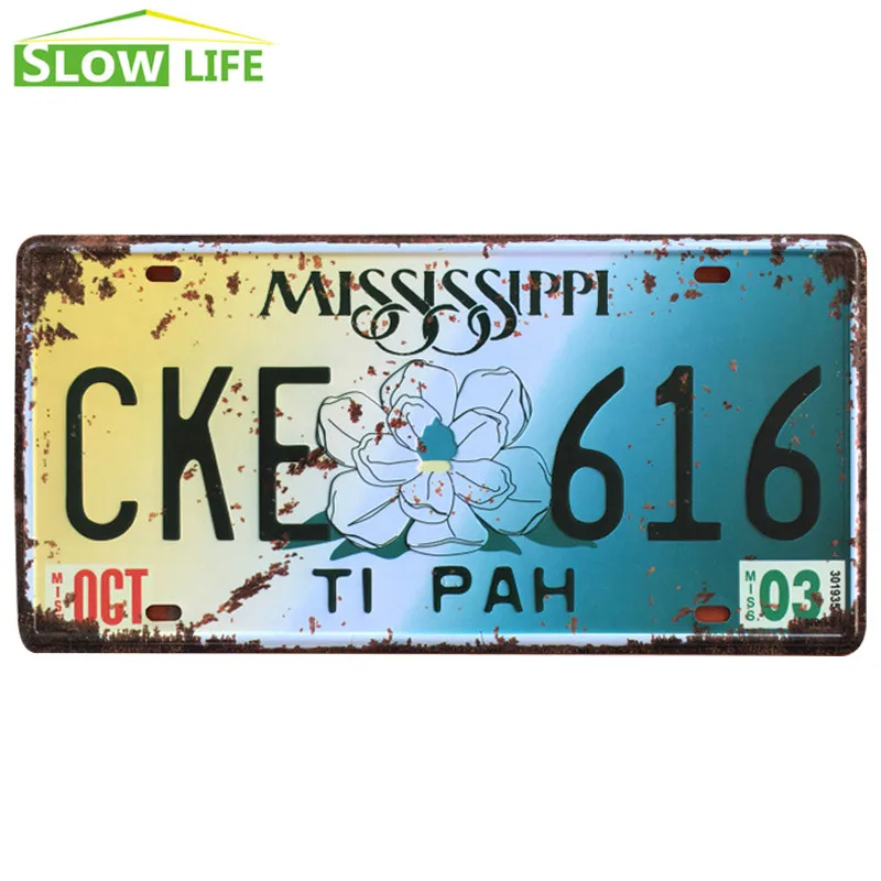 Alabama 00520 автомобильный металлический номерной знак металлическая жестяная
