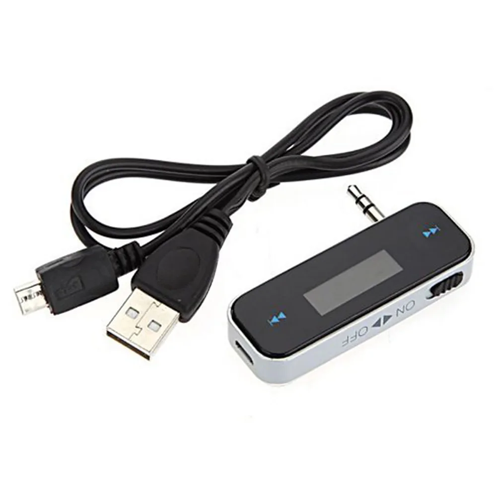 

Mini 3.5mm Jack Accessories FM Transmitter Music Universal MP3 LCD Car Radio Audio Auto Portable Digital