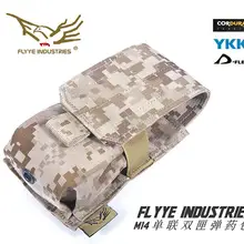FLYYE MOLLE один M14 Mag мешок военный кемпинг модульный боевой CORDURA M008