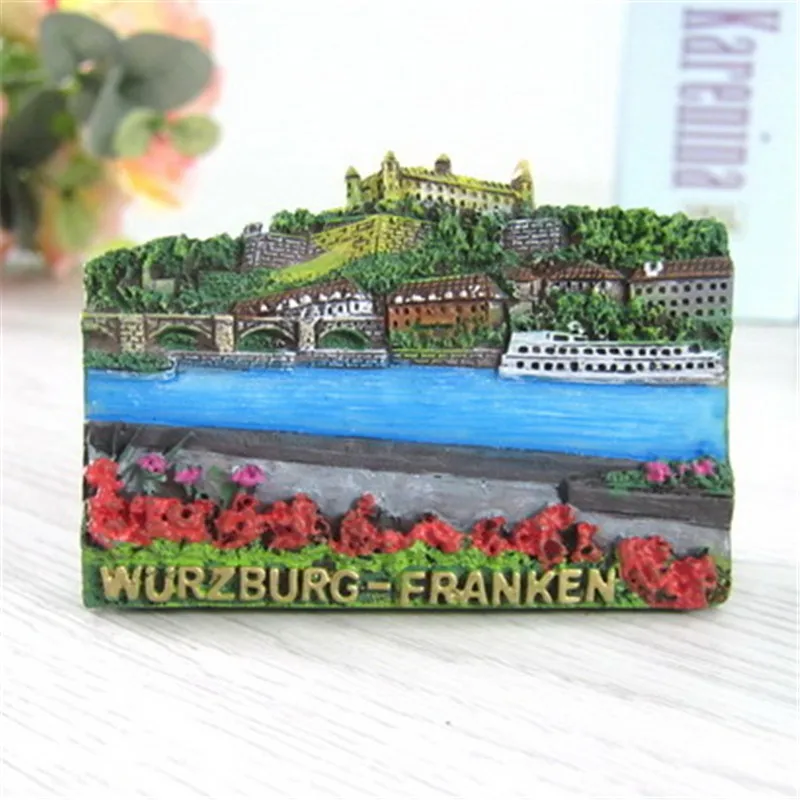 

Tourist Magnets Germany Wurzburg Franken Fridge Magnet