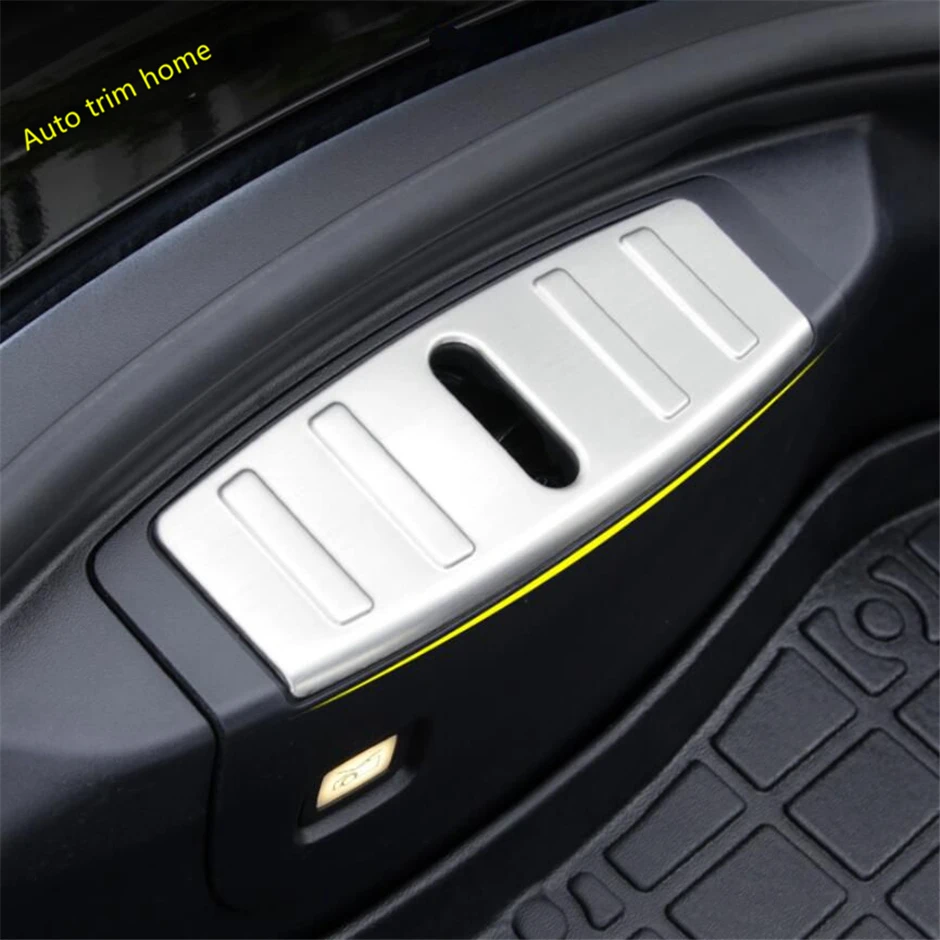 

Lapetus Car Styling Front Engine Trunk Box Luggage Bumper Panel Molding Garnish Cover Trim Fit For Tesla Model 3 2018 2019