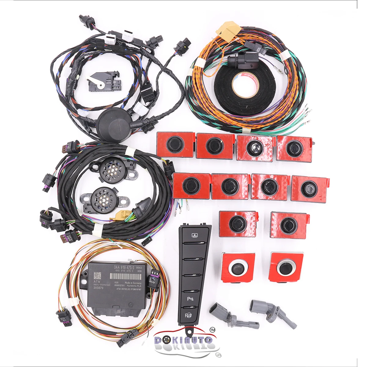 

Front and Rear 12K OPS Auto Intelligent Parking Assist Park Assist PLA 2.0 USE For VW Passat B7 CC 3AA 919 475 S /M