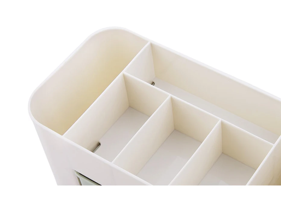 Коробка для хранения косметических украшений Органайзер офисный ящик для хранения стола чехол для макияжа пластиковая коробка для косметических кистей губная помада пульт дистанционного управления H