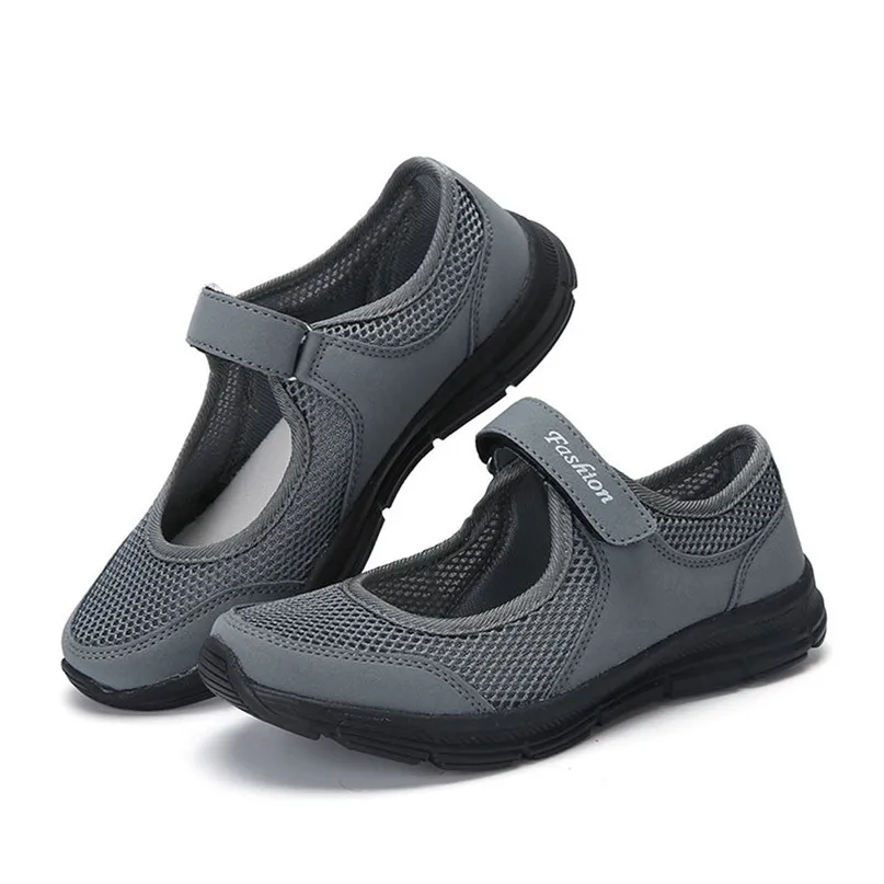 Fashion Sneakers Women Shoes Summer Sandals Anti Slip Fitness Running Sports Shoes 2cm Heels Breathable Running Shoes #2N06 (41)