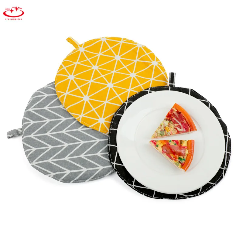 Cotton Cloth Pot Mat Pad Heat Resistant Heat Proof Useful Oven Mitts