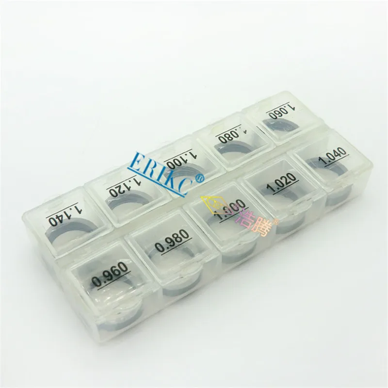 Calibration Shim B25 Size: 0.96mm-1.14mm Injector Solenoid Valve Shim Common Rail Lift Set for Bosch Injector solenoid valve clip