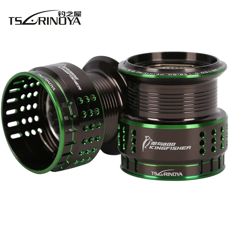 

TUSRINOYA KINGFISHER 5.2:1 Shallow And Deep Spool Fishing Reels Spool Wheel 244g 252g Saltwater & Freshwater De Pescar Reels