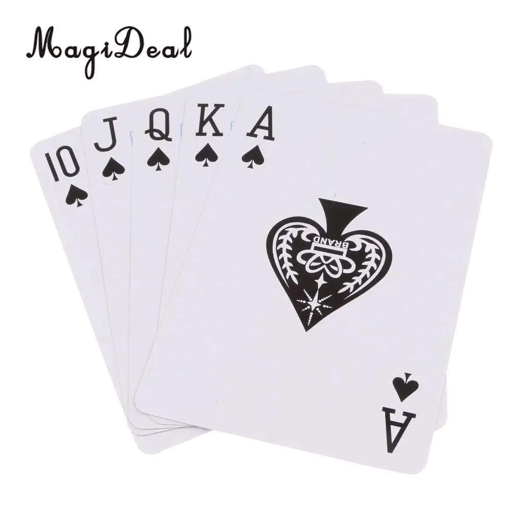 Koop MagiDeal 4X Size Volledige Dek Super Grote Jumbo Jumbo Poker Index Speelkaarten Bordspel