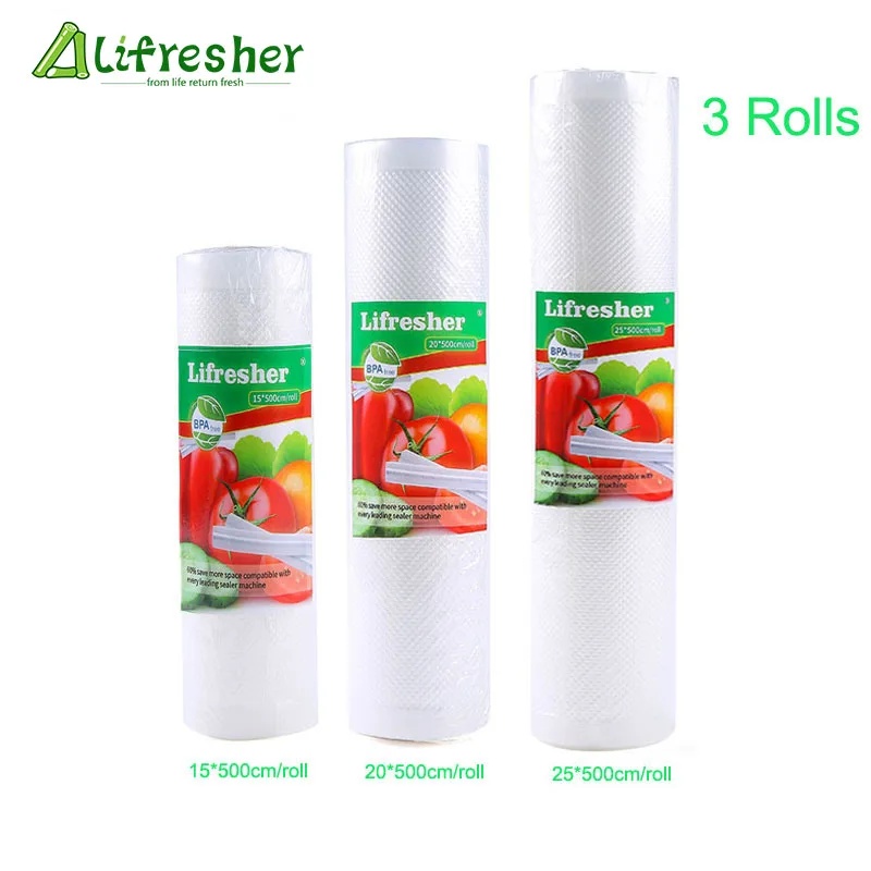 Lifresher пакеты для хранения пищевых продуктов VB01 вакуумный пластиковый рулон