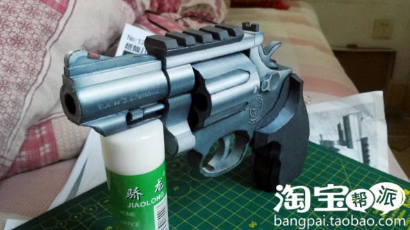1:1 M66 Revolver Paper Model Manual DIY
