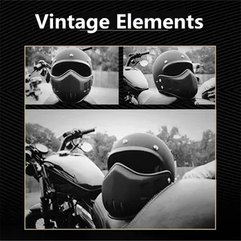 

Free shipping Motorcycle Helmet Full Face Racing Moto Vintage Chopper Bike Cruise Spirit Rider Retro Ghost Helmets casque Casco
