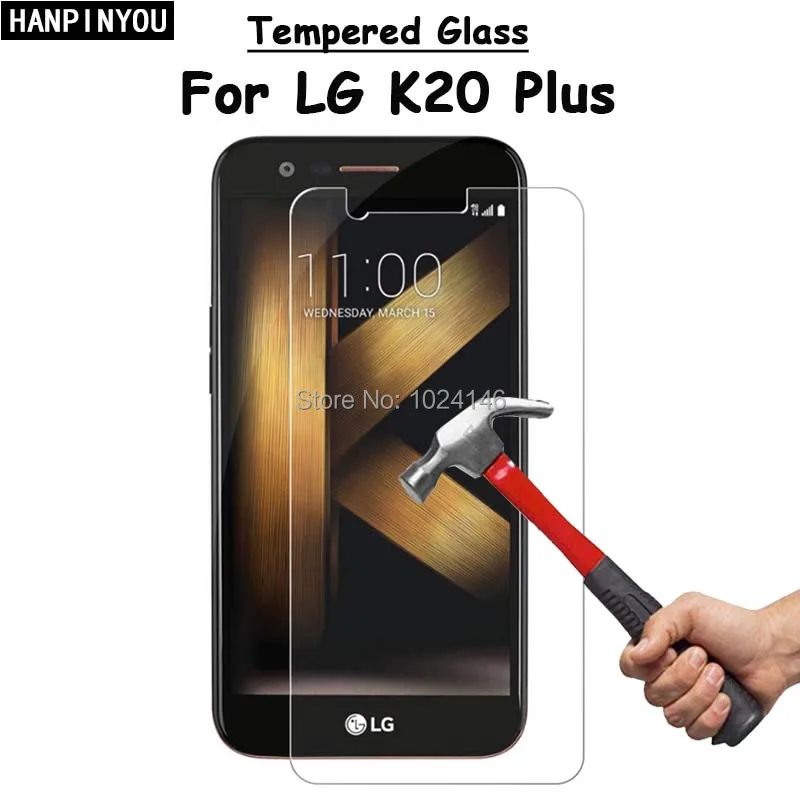 Для LG K20 Plus +/TP260/K20 5 3 &quotпрозрачное закаленное стекло Защита экрана Ультра тонкая