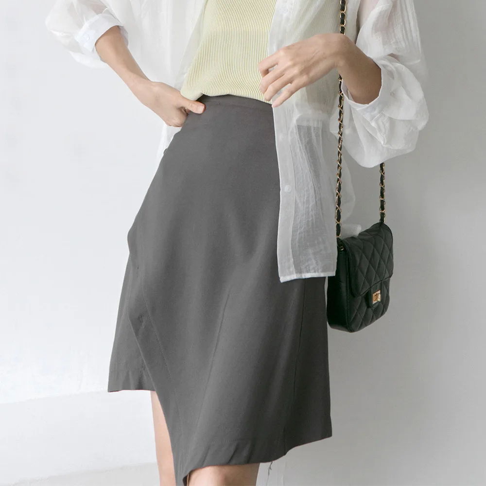 Women Skirts Hot Fashion Women Solid Color High Waist Skirt Ladies Irregular Mini Skirts