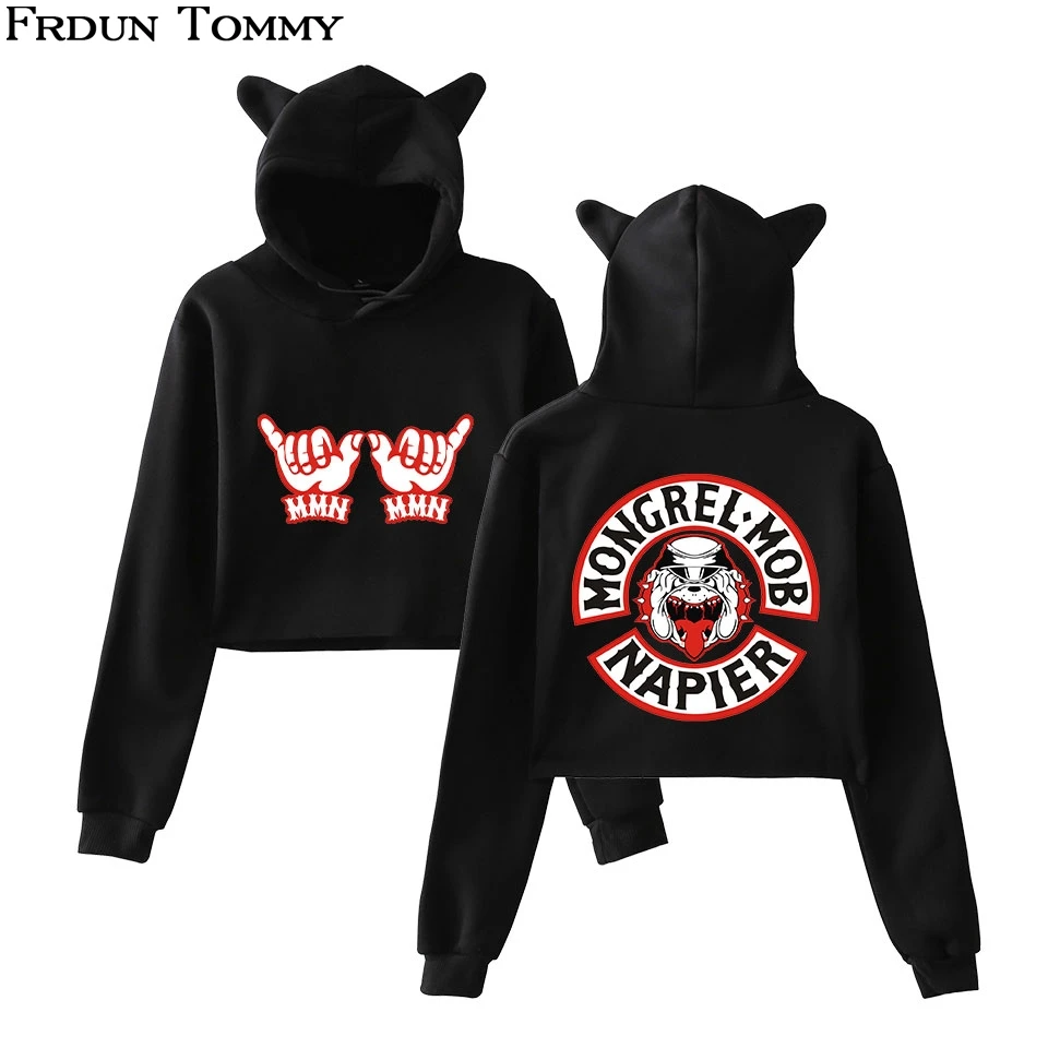 Толстовка Mongrel Mob толстовка с кошачьими ушами модная популярная в Европейском