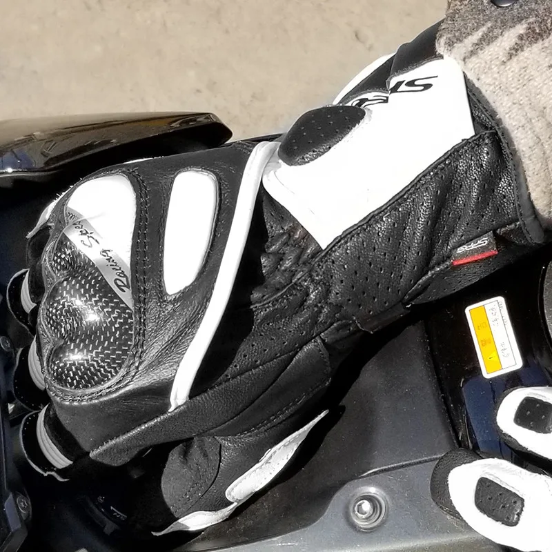 SPRS Гонки на мотоциклах анти-осенние противоскользящие спортивные перчатки для водителя человек четыре сезона анти-осень длинный № 82