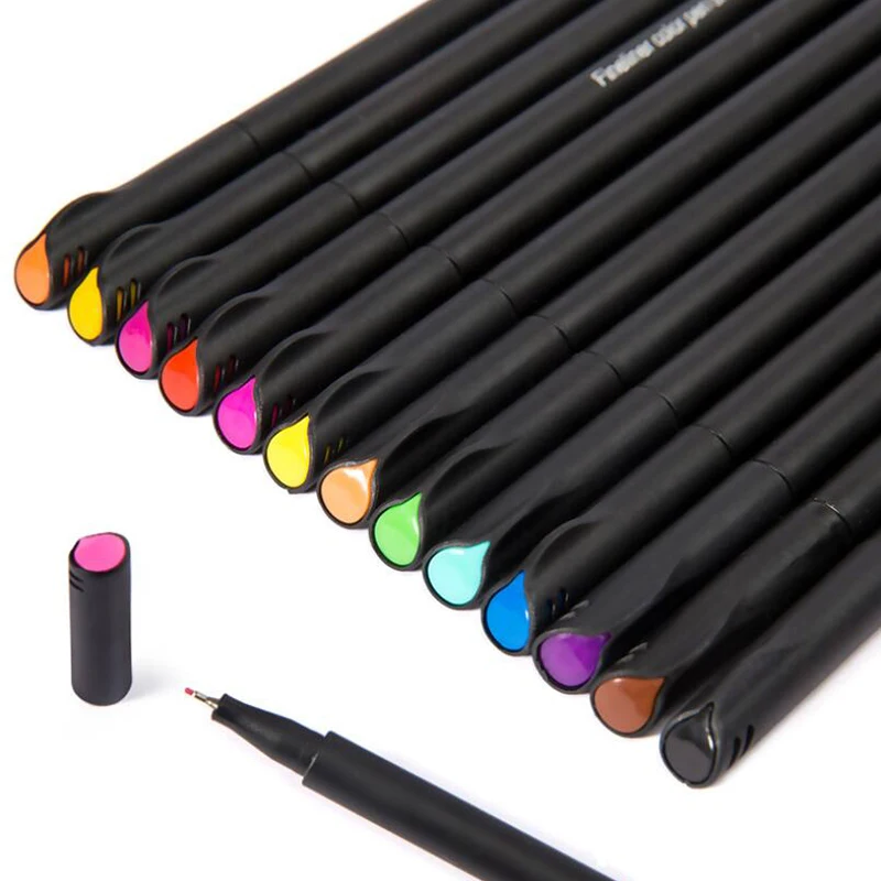 

Art Painting Brush Pen Practise Calligraphy Marker Pen Scriptliner School Supplies Lettering Soft Handwriting Pen Drawing tool