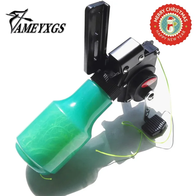  US $87.86 Archery Fishing Reel Spincast Reel Slingshot Recurve Compound Shooting Reel Lost Arrow 