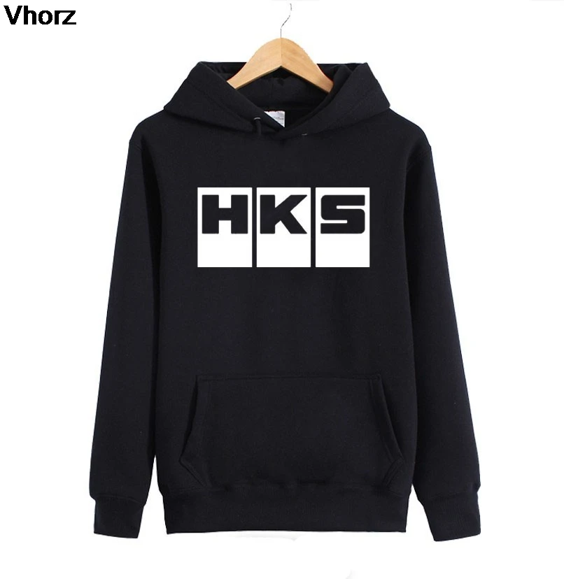 Baratos Marca de moda Auto sudaderas HKS hombres algodón manga Euro tamaño sudaderas camisetas hombre Casual sudaderas estilo hip hop