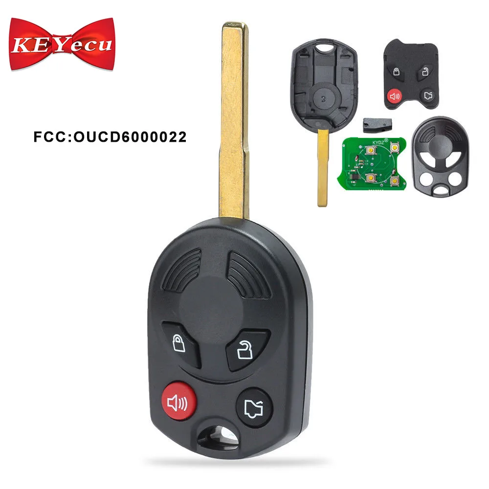

KEYECU for Ford C-Max Escape Focus Transit Remote Car Key Fob 315MHz 4D63 FCC ID: OUCD6000022