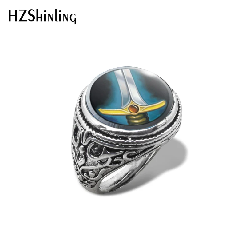 Новое кольцо World Of Warcraft WOW фото кольца Ручное ремесло ювелирные изделия искусство стеклянный купол регулируемый