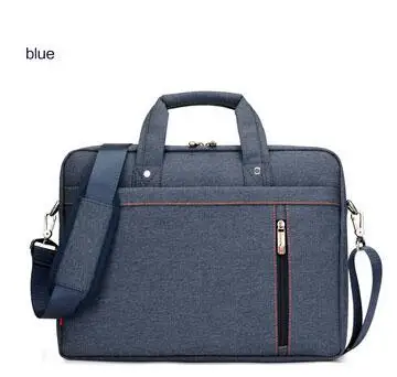 Burnur 12 13 14 15 15," 17" 17,3 дюймов водонепроницаемая сумка для ноутбука сумка-мессенджер через плечо портфель для ноутбука для мужчин и женщин - Цвет: Синий