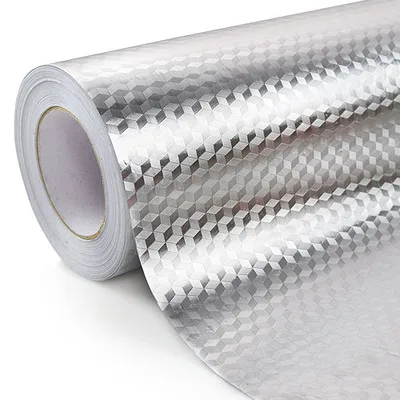 

40cm*500cm Thickened cabinet aluminum foil stickers tin foil, kitchen oil stickers waterproof moisture cabinet mats drawer mat
