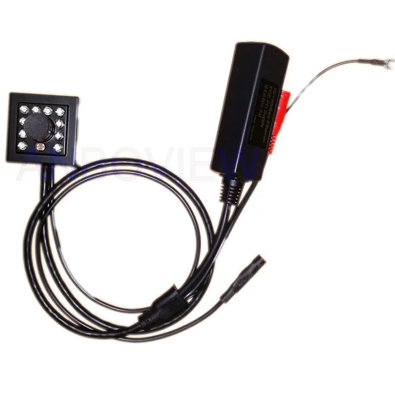 1080P POE Camera 10pcs of IR LED Mini IP Camera POE Microphone Audio ...