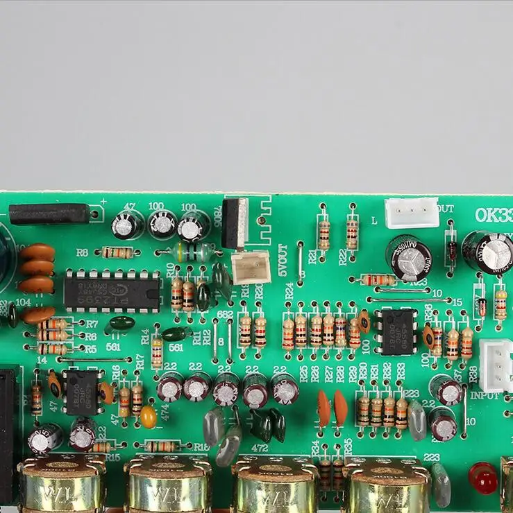 Плата усилителя звука для цифрового микрофона 12 15 В переменного тока PT2399|amplifier