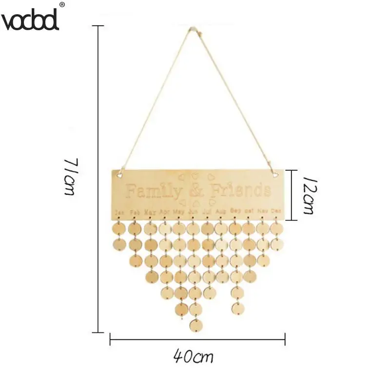 День рождения, календарь, доска напоминаний, табличка, дерево, семья и друзья, сделай сам, планировщик, специальные даты, настенный календарь, украшение дома, подарки